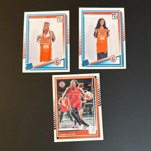 Set of 3 Connecticut Sun Trading Cards